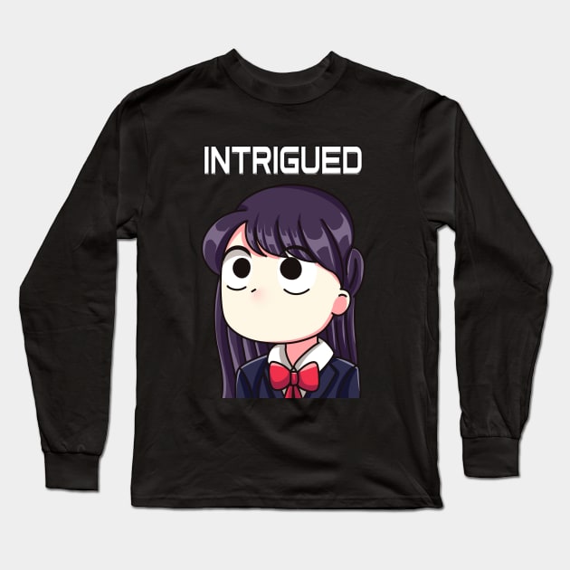 Komi Can't Communicate - intrigued Long Sleeve T-Shirt by Dokey4Artist